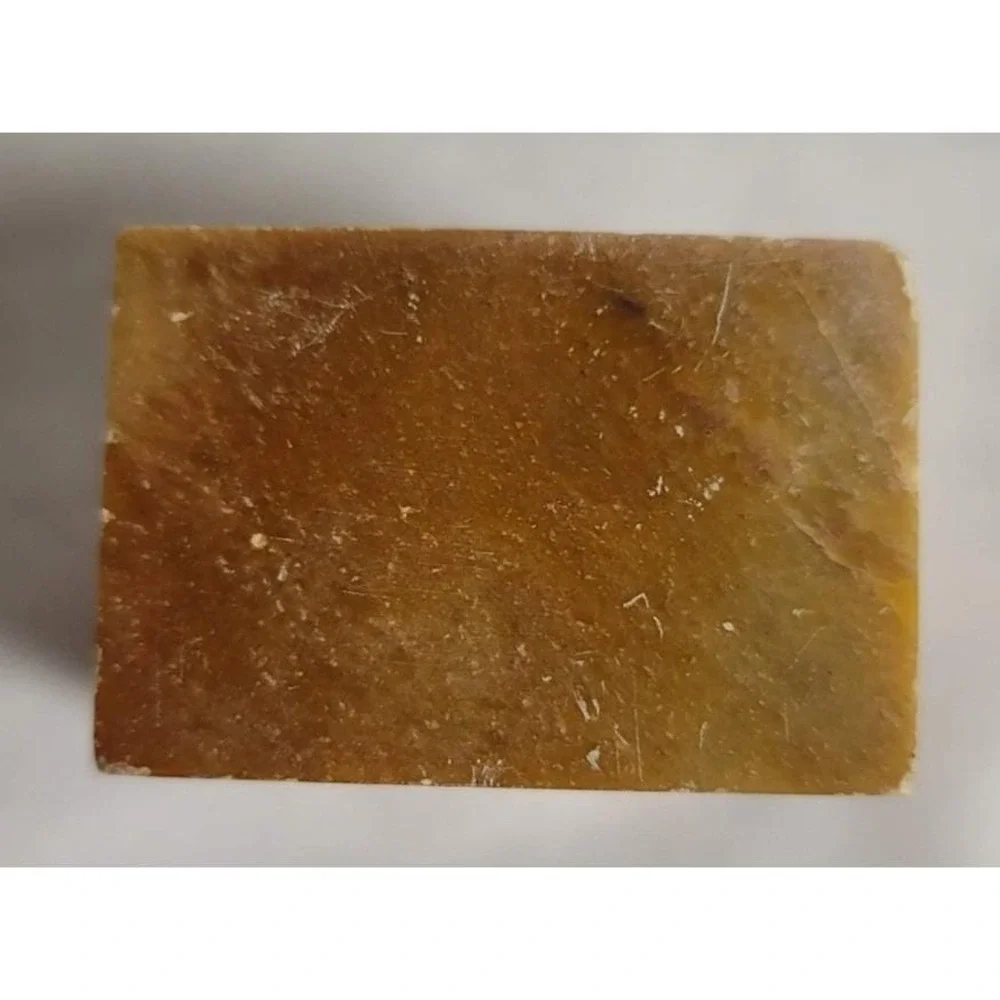 Small Brown Soap Stone Trinket Box Floral Inlay‎ Rectangle Lidded Made In India