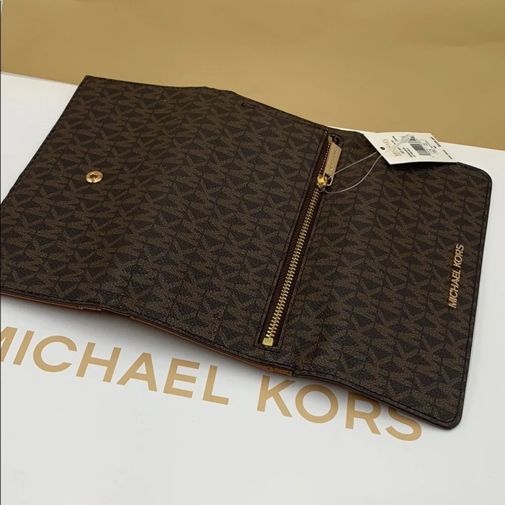 Michael Kors authentic leather logo