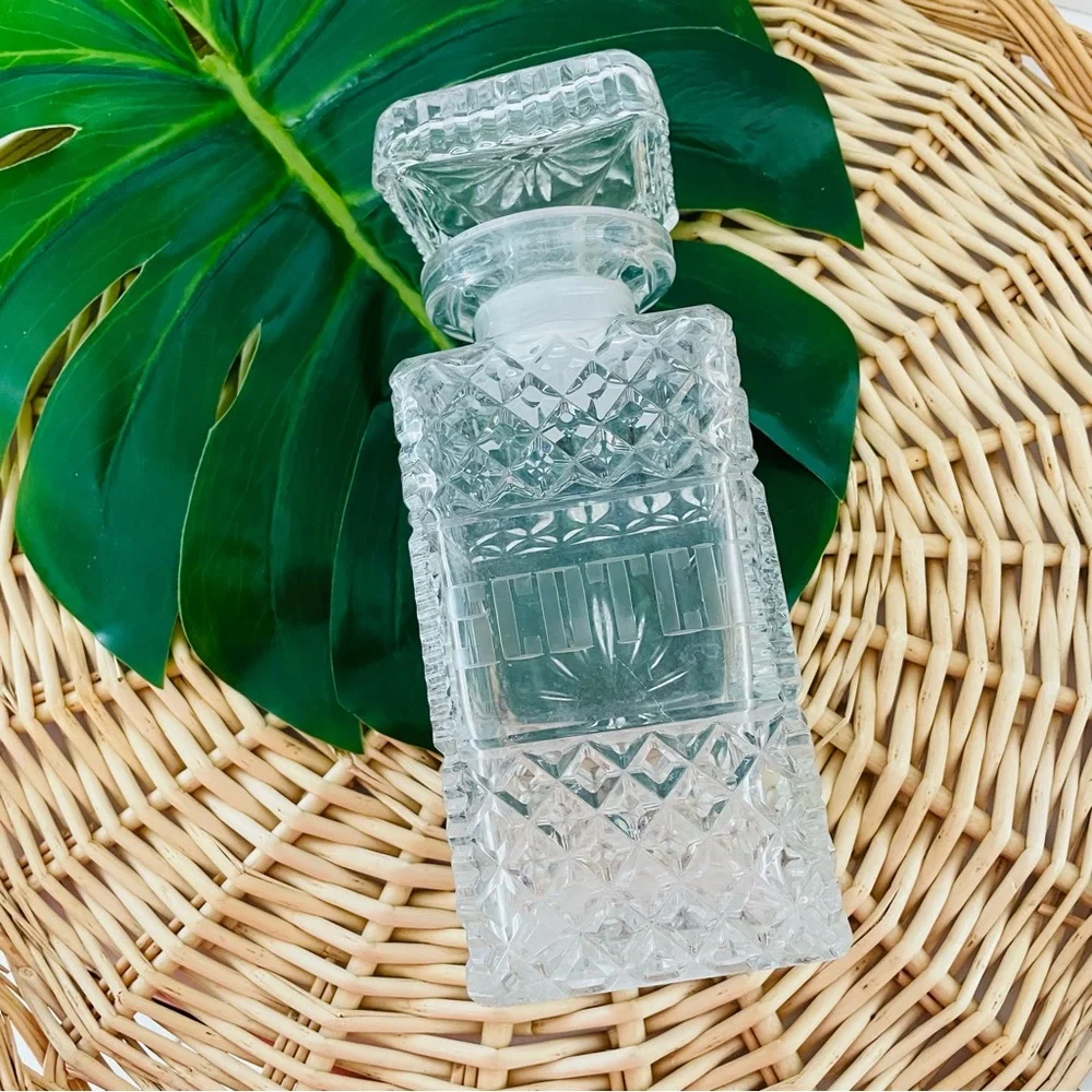 Vintage crystal liquor