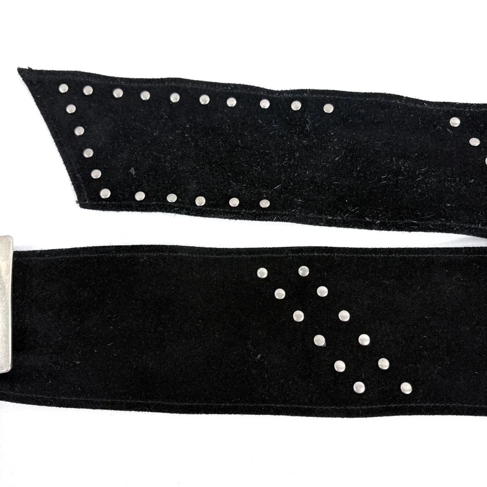 Unbranded black suede