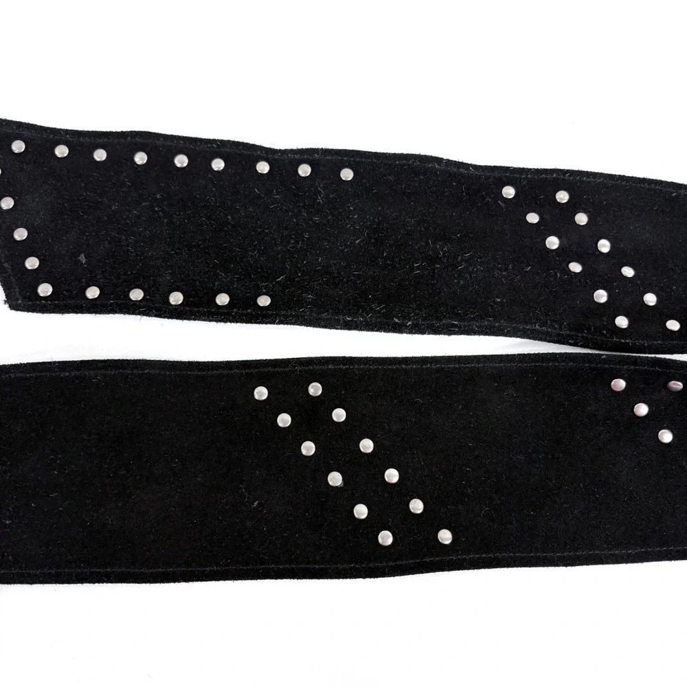 Unbranded black suede