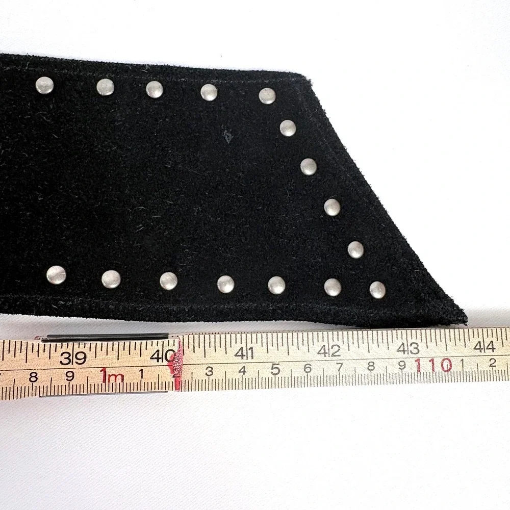 Unbranded black suede