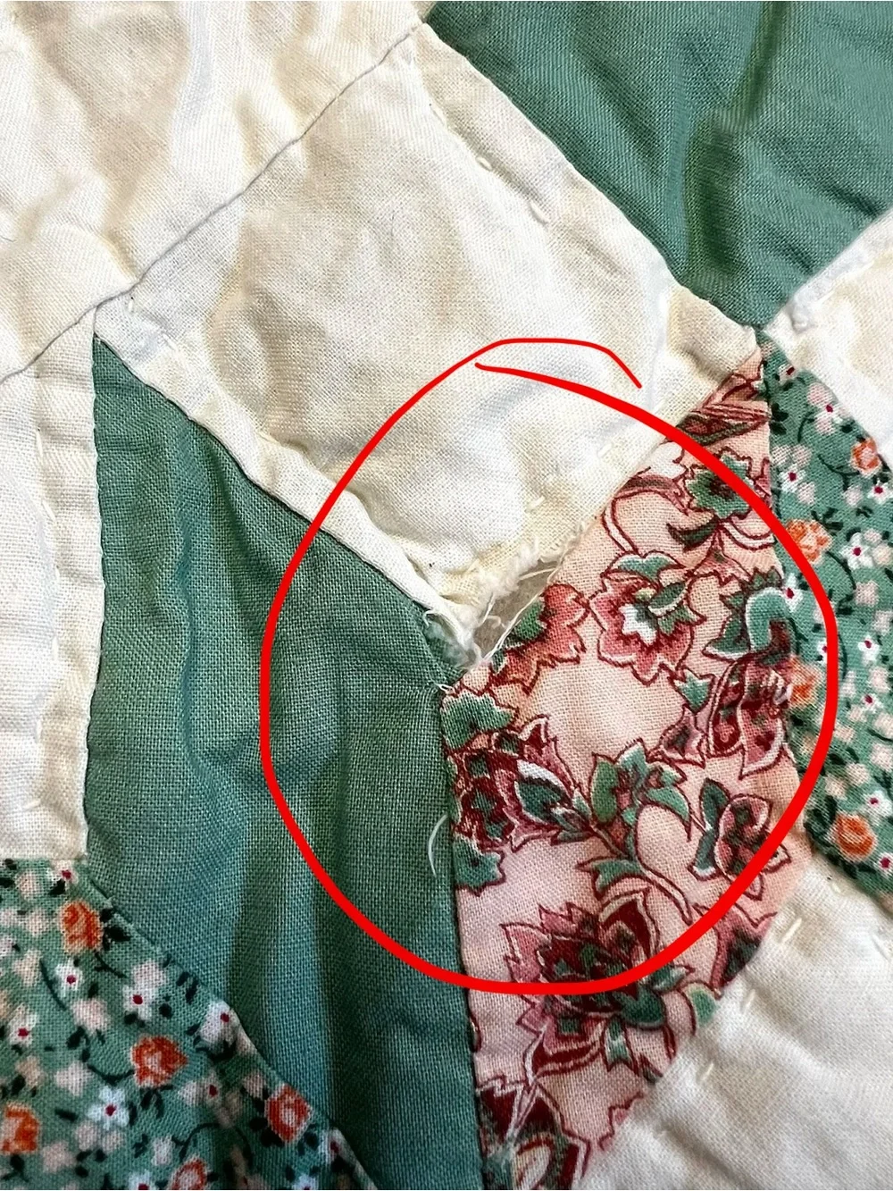 Handmade vintage eighth