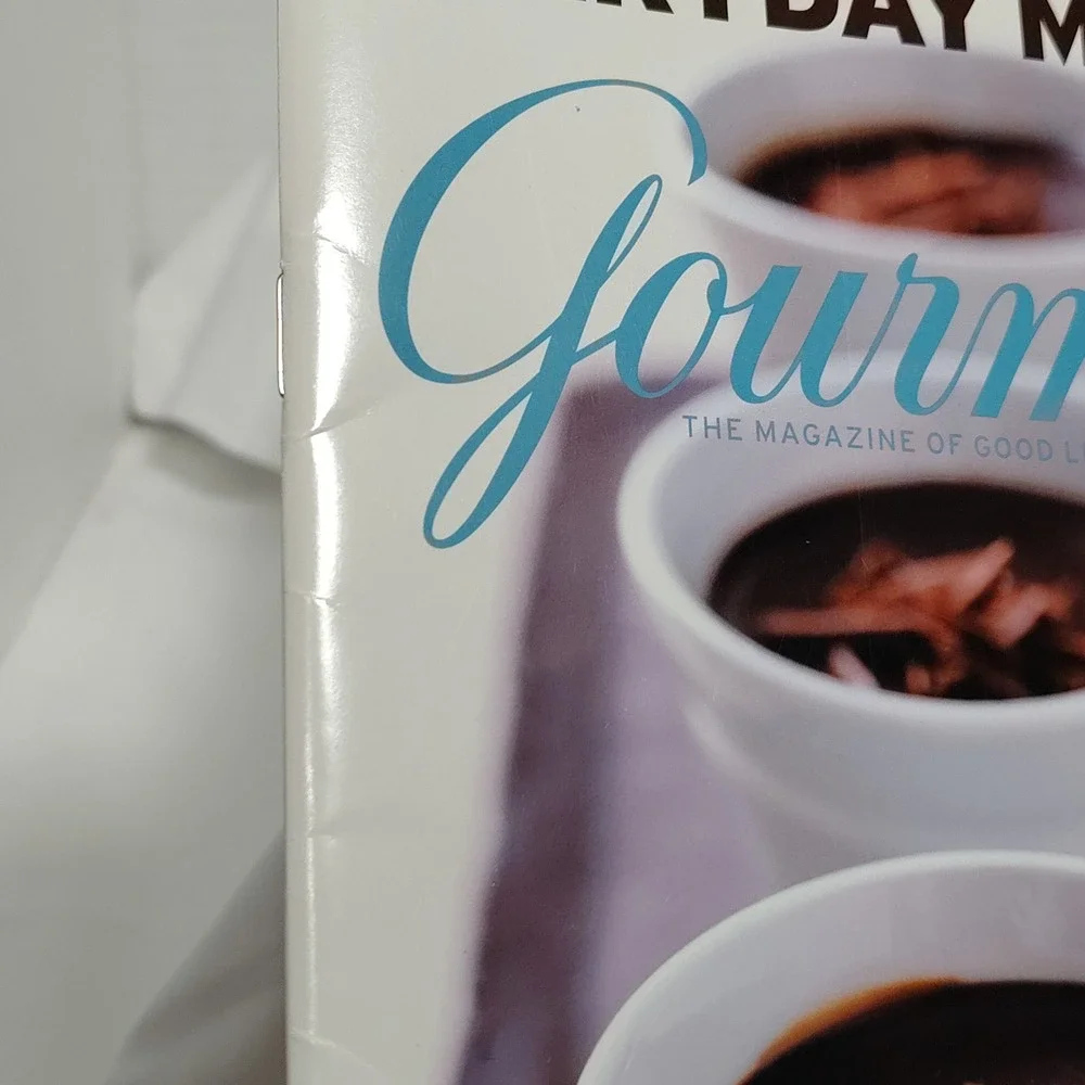 Gourmet‎ Magazine Everyday Meals Cookbook Recipes Foodie