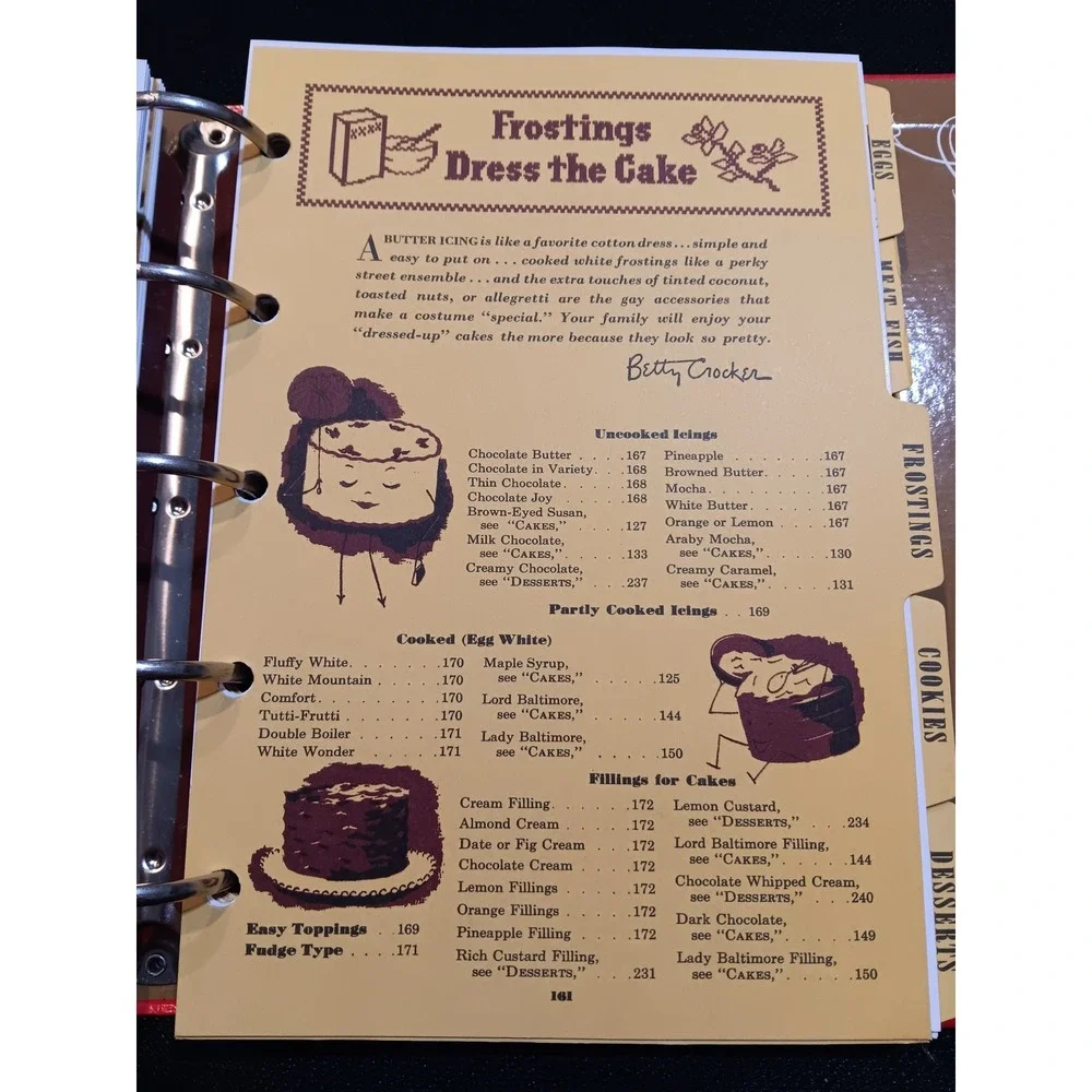 Betty Crocker's Picture Cook Book Facsimile Edition 1998 1950 First Edition‎ Red