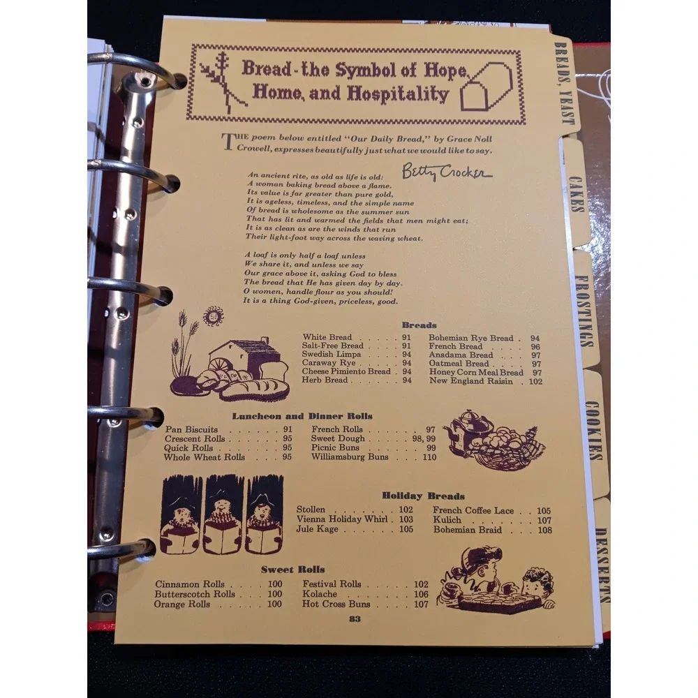 Betty Crocker's Picture Cook Book Facsimile Edition 1998 1950 First Edition‎ Red