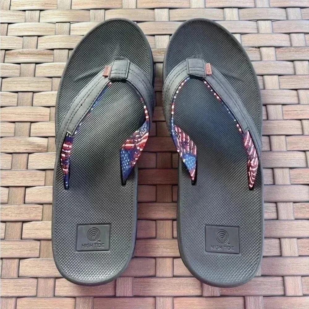 High Tide Men’s “Brandon Elite” Flip‎ Flops Size 12