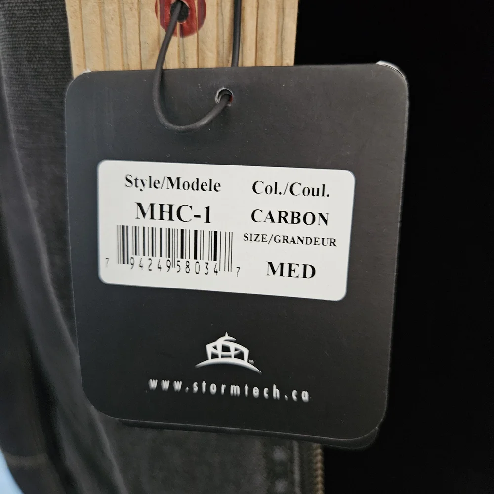 NWT Stormtech Men's Charcoal Black Marine Heritage Field Jacket, Enzyme‎ Washed