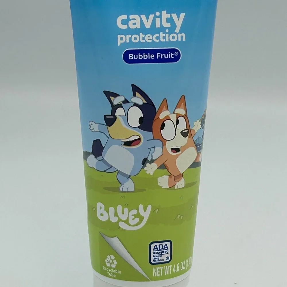 Colgate Bluey Bingo Kids Toothpaste Cavity Protection Bubble‎ Fruit Flavor 4.6oz