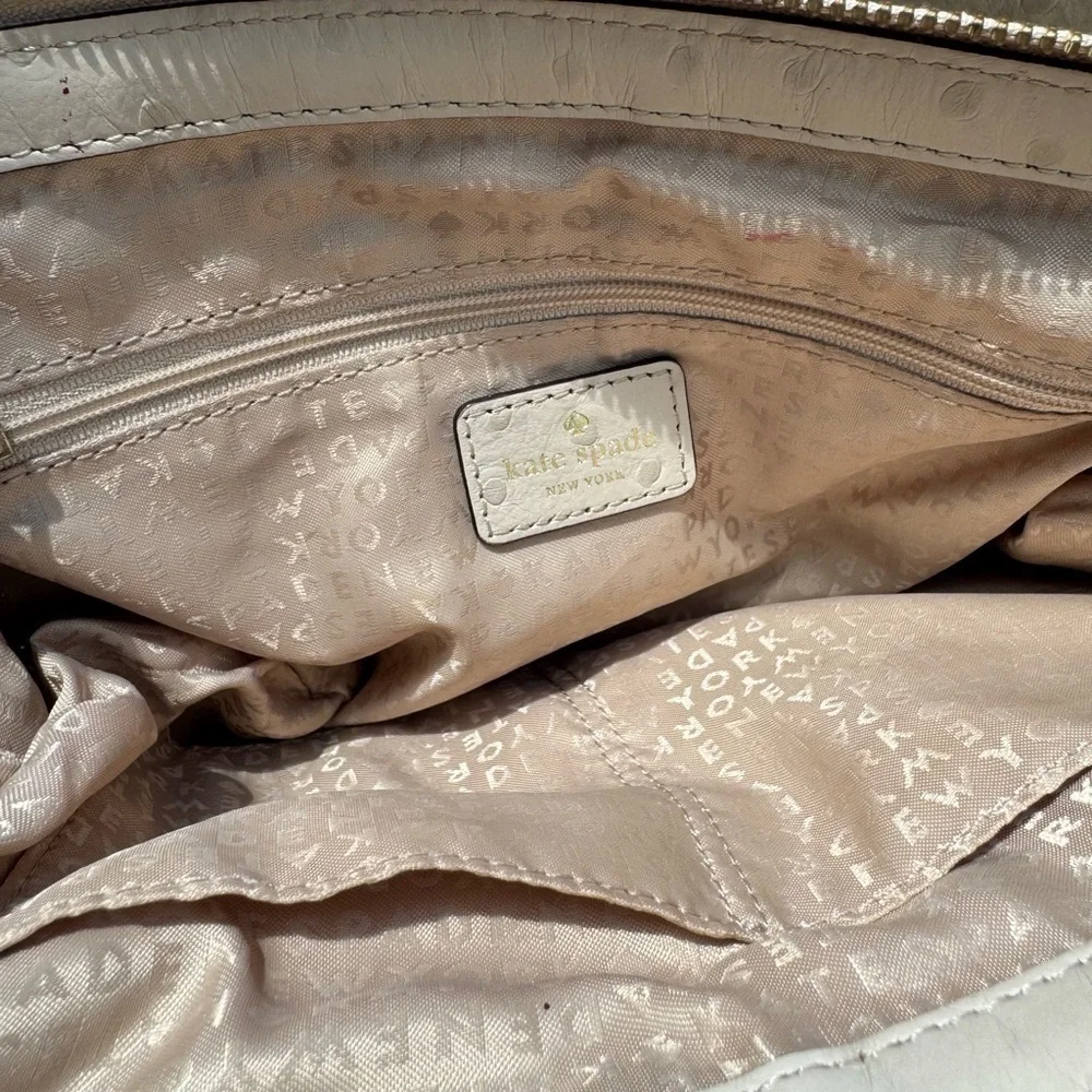 Kate Spade Valencia Ostrich Small Handbag