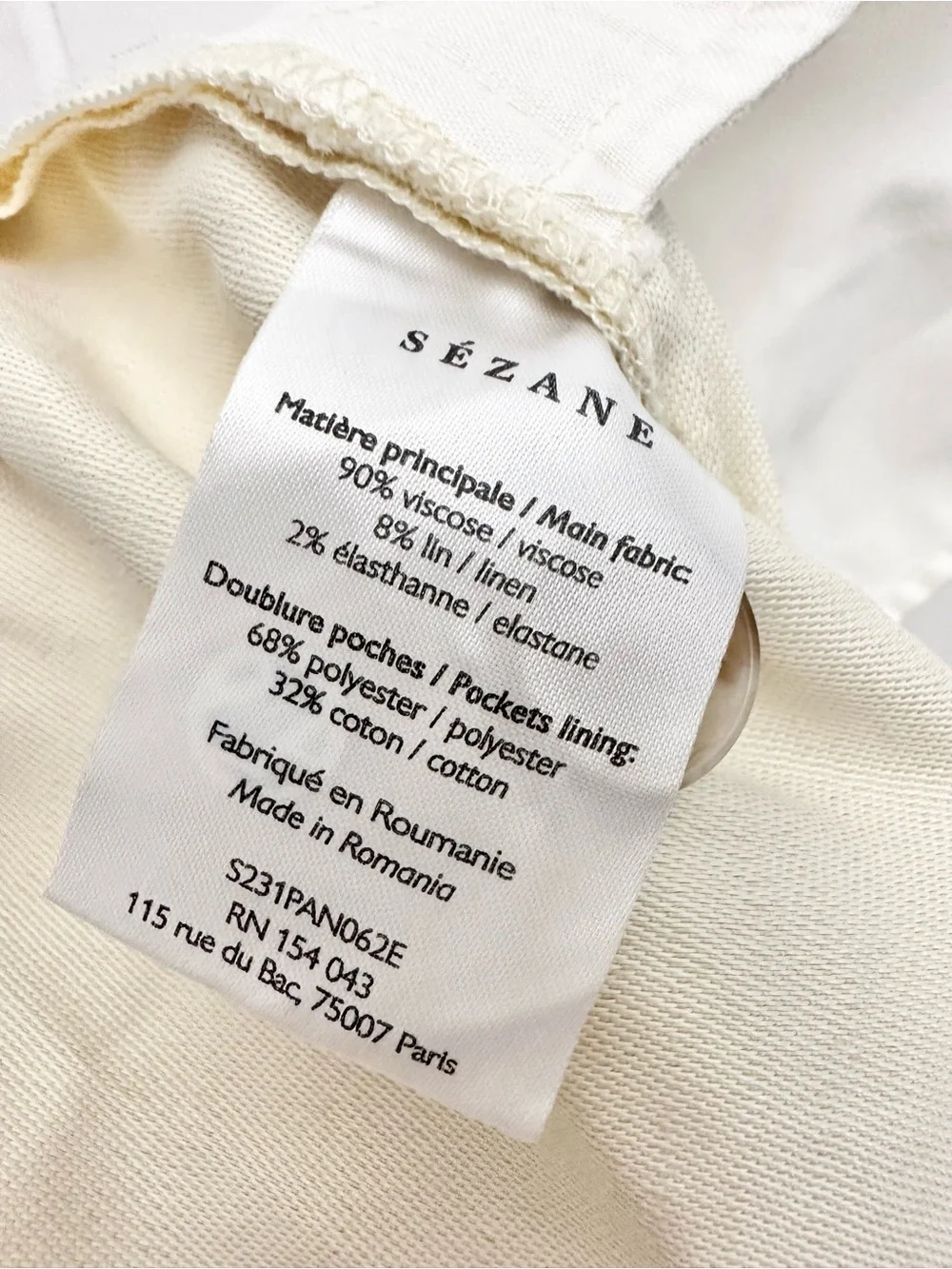 Sezane cyprien straight