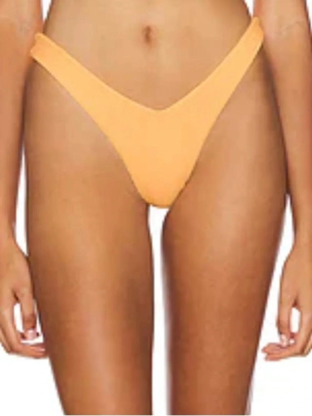 Kulani Kinis X Lexi Hidalgo Y Cheeky Bottom Mango Rib Ribbed Bikini Revolve S