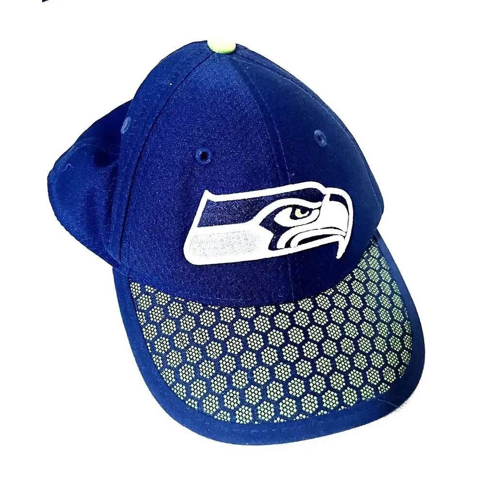 Seattle Seahawks Hat Cap New Era NFL Blue Green One Size Youth Kids 39 Thirty