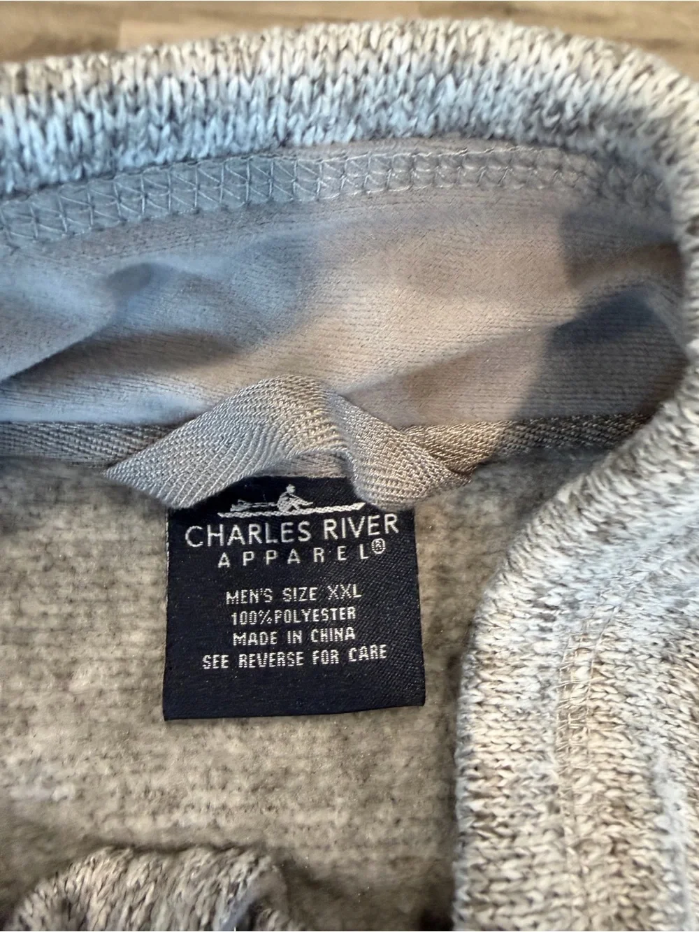 Charles River Apparel light gray