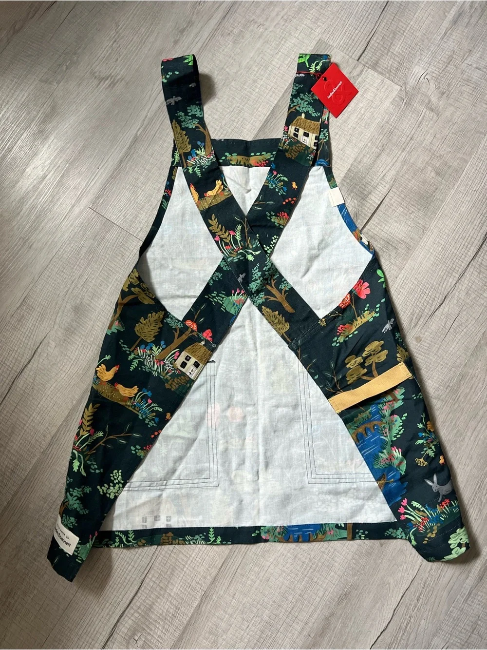 NEW HEDLEY & BENNETT X Rifle Paper Co. English Garden Smock Florals Apron