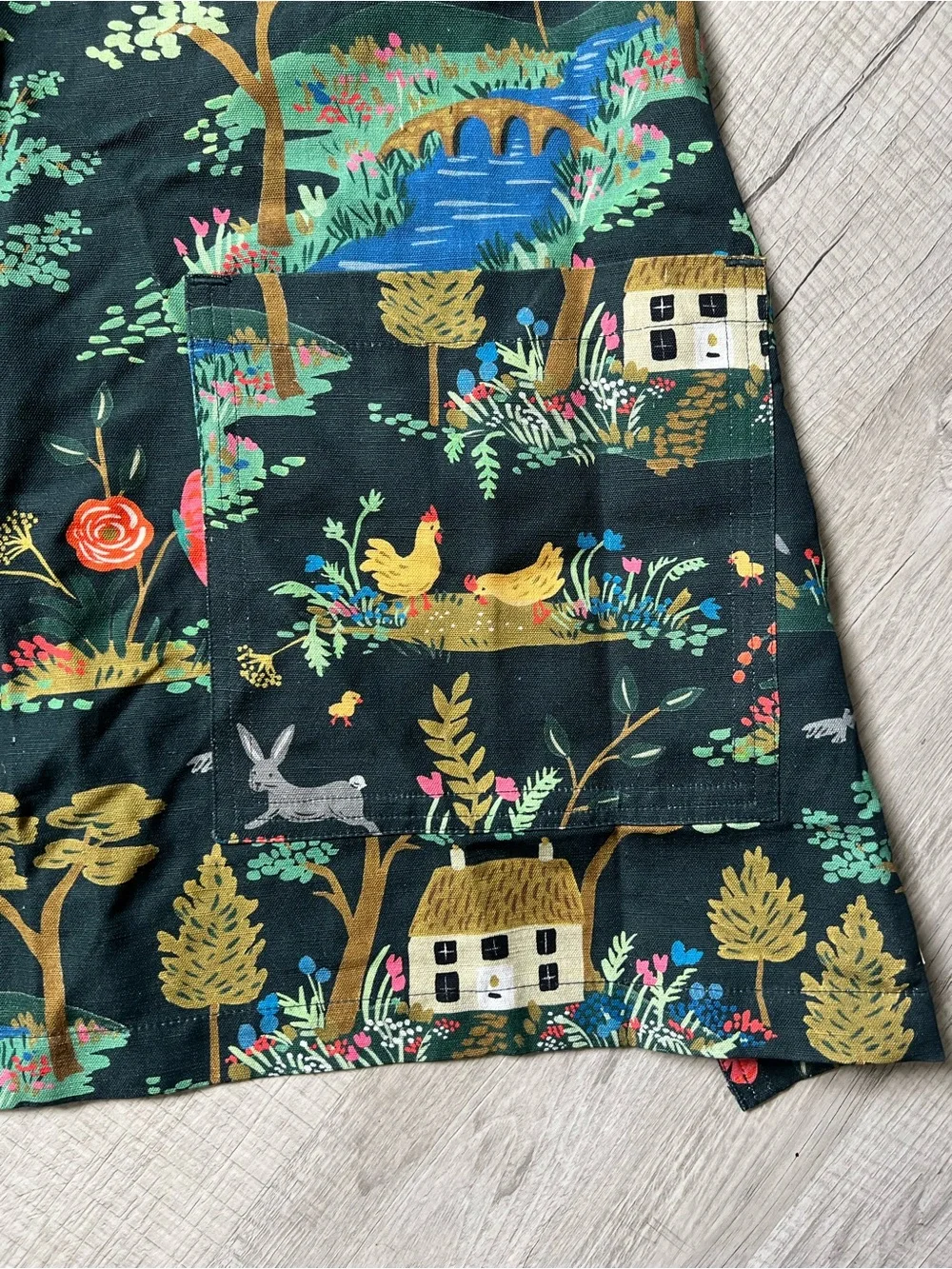 NEW HEDLEY & BENNETT X Rifle Paper Co. English Garden Smock Florals Apron