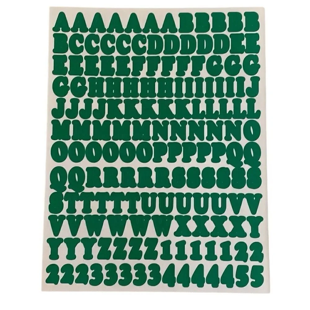 No Brand stickers letters