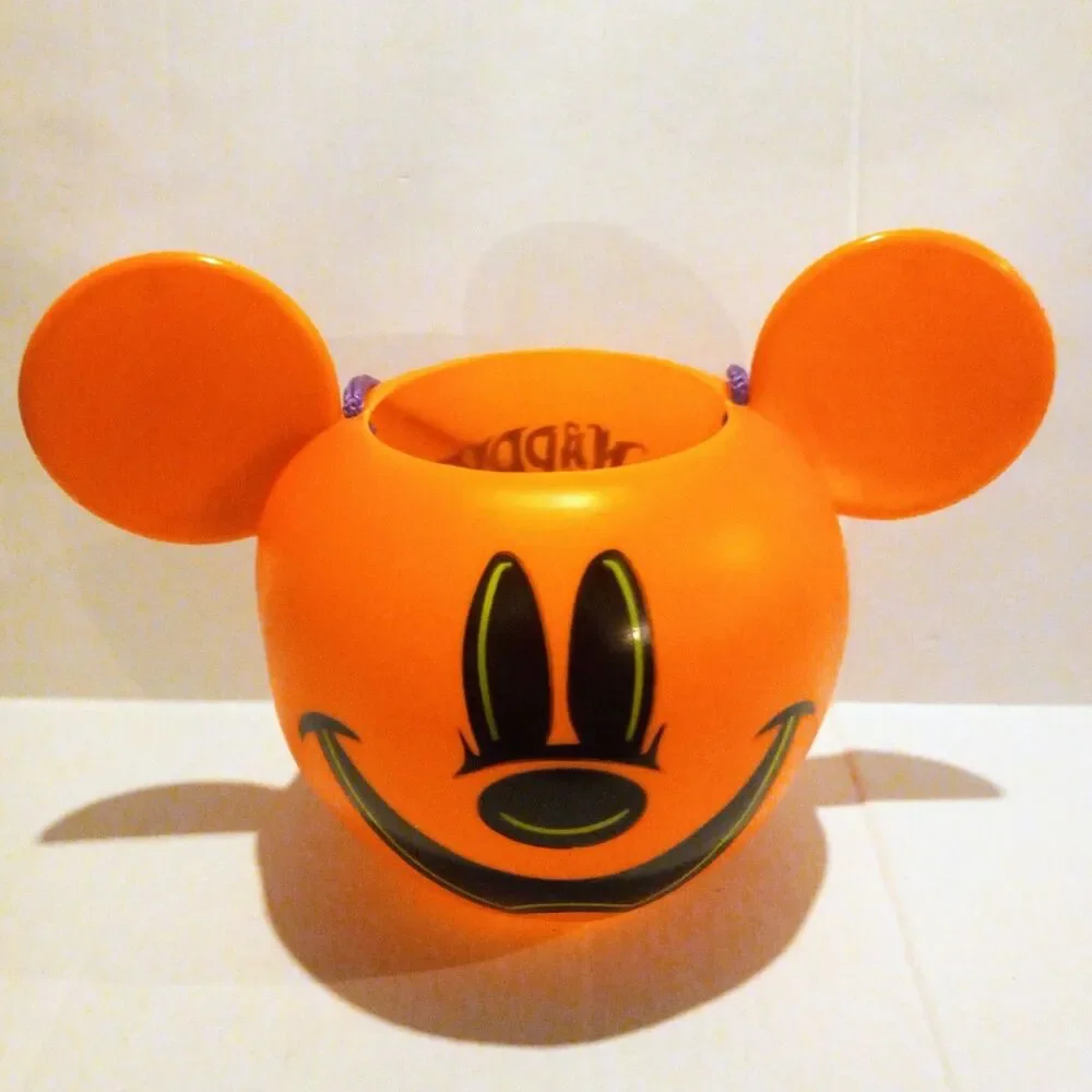 Disney Parks Mickey Mouse Halloween Treat Bucket-2024-Jack O Lantern-Pumpkin