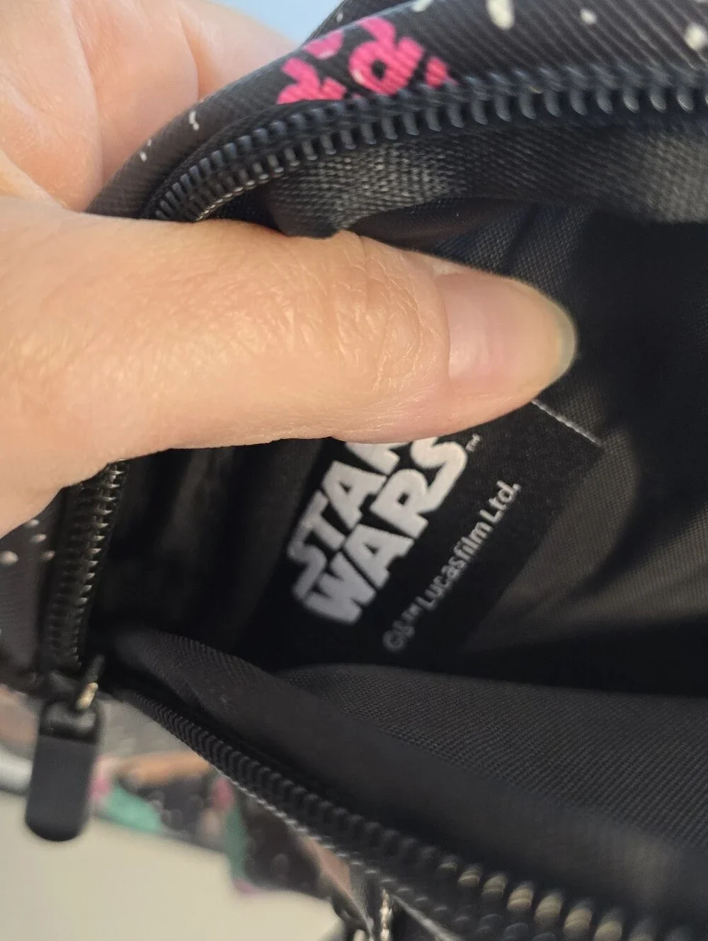 Grogu Baby Yoda Star Wars Bioworld Small Backpack Black