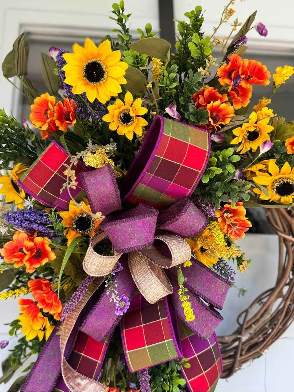 Summer Meets Fall Wreath