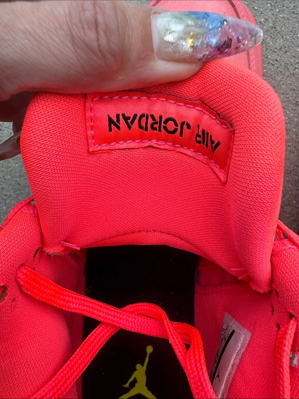 Jordan vibrant coral