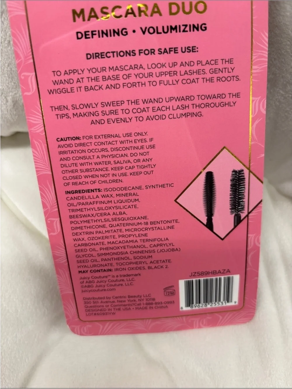 Juicy Couture two mascaras