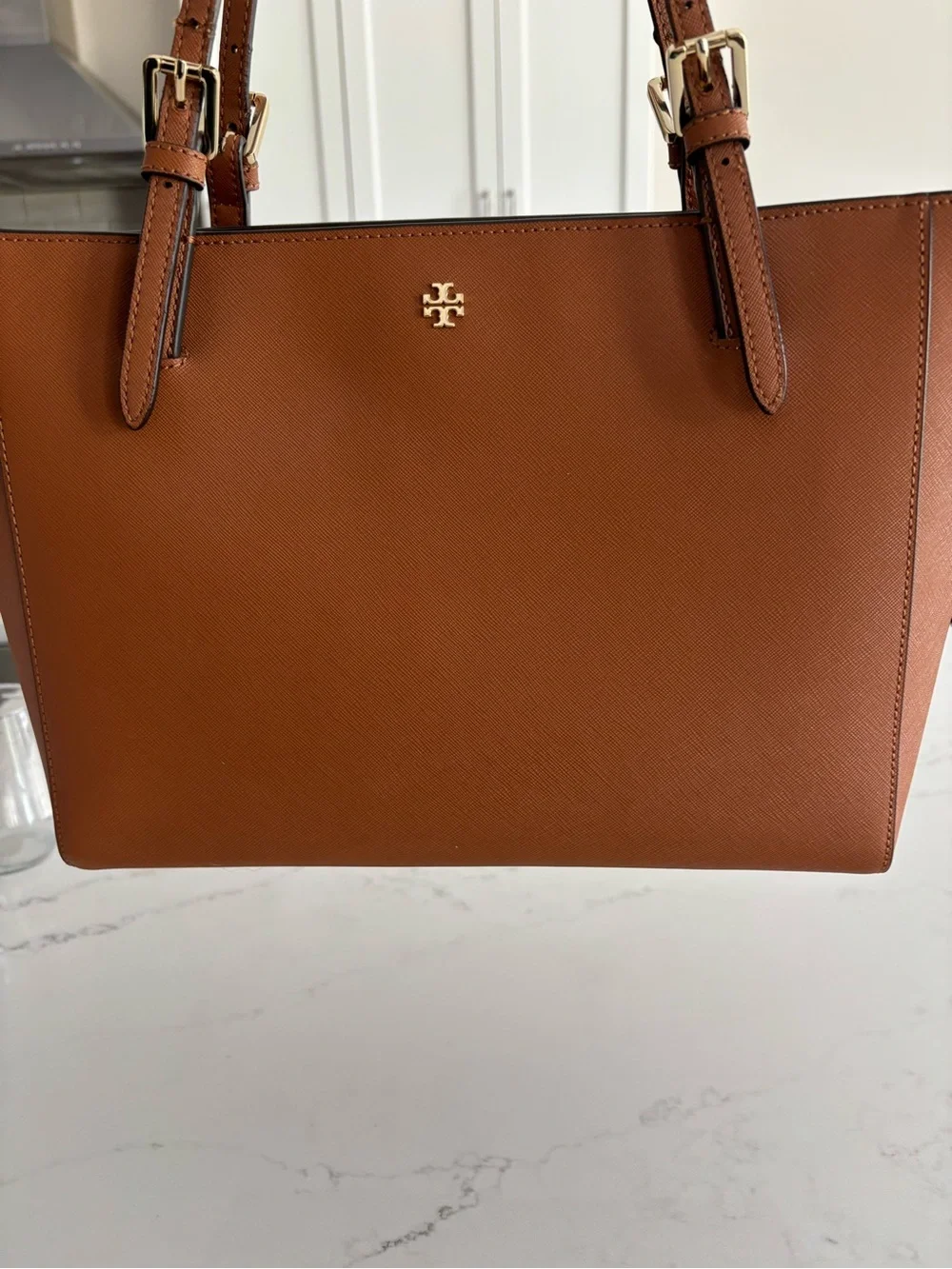 Tory Burch structured saffiano