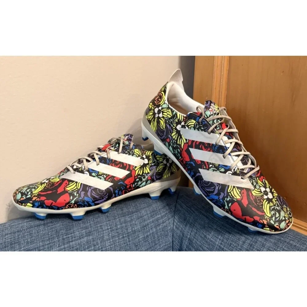 Adidas‎ Mens Size 7.5 Gamemode Firm Ground Soccer Cleats GW8541 Floral Shoes