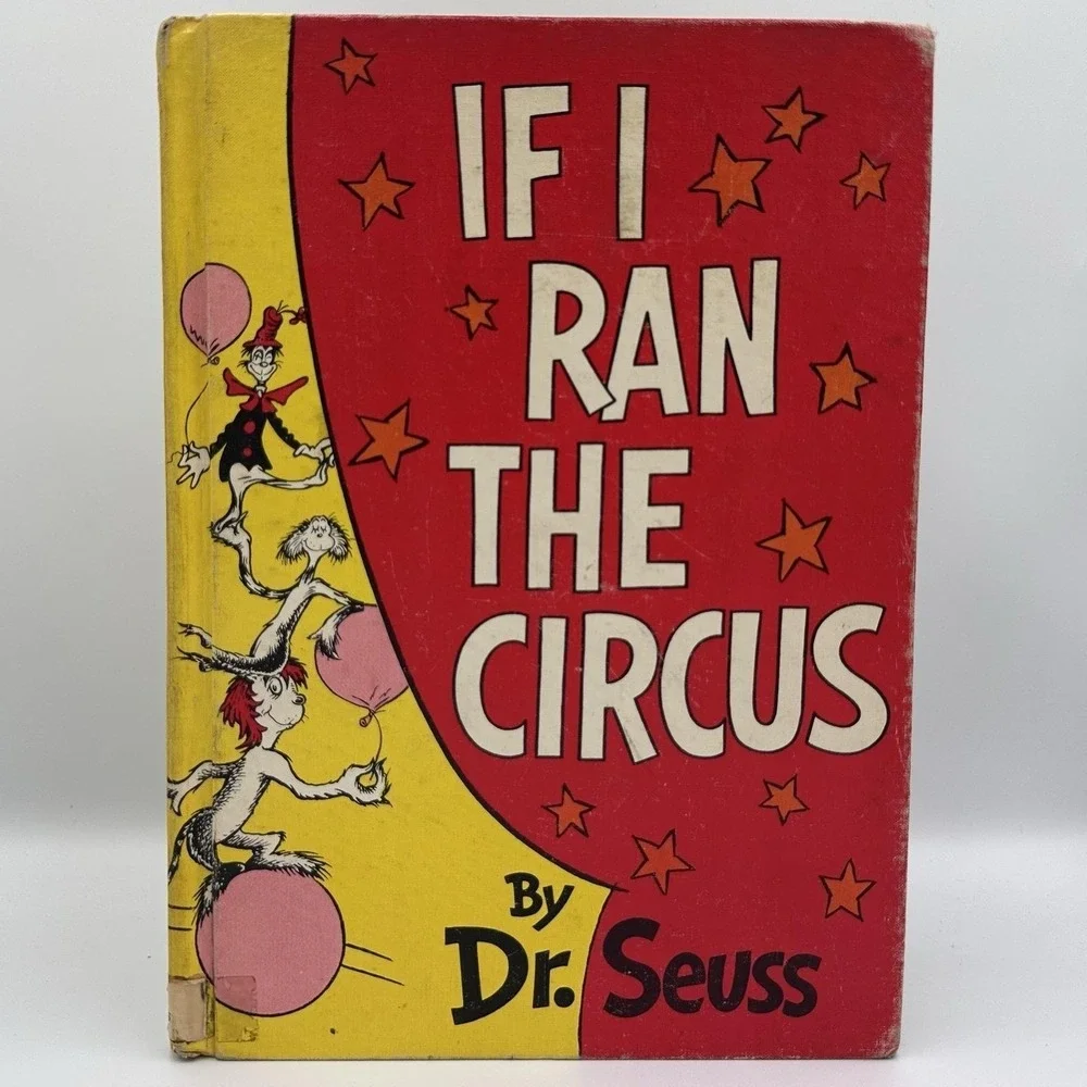 Vintage If I Ran the Circus by Dr. Seuss Hardcover‎ Ex-Library No DJ