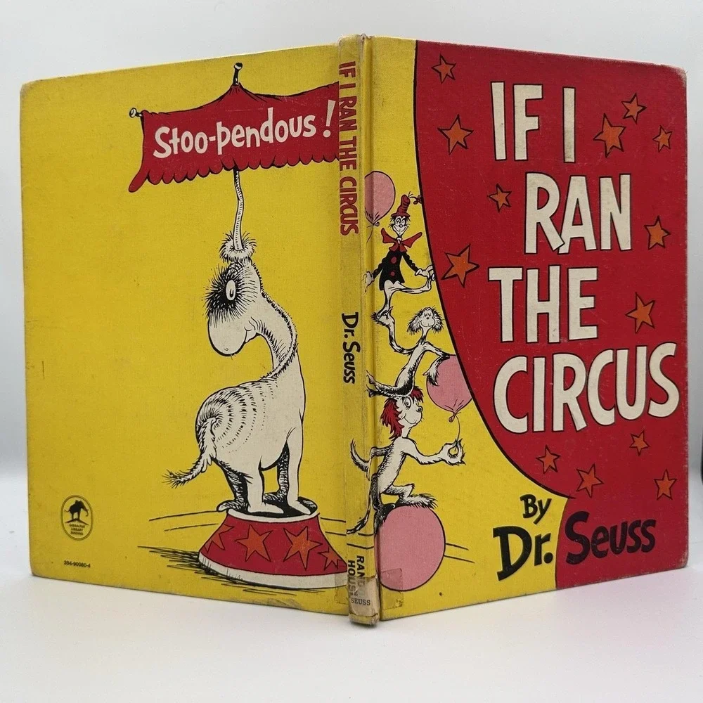 Vintage If I Ran the Circus by Dr. Seuss Hardcover‎ Ex-Library No DJ