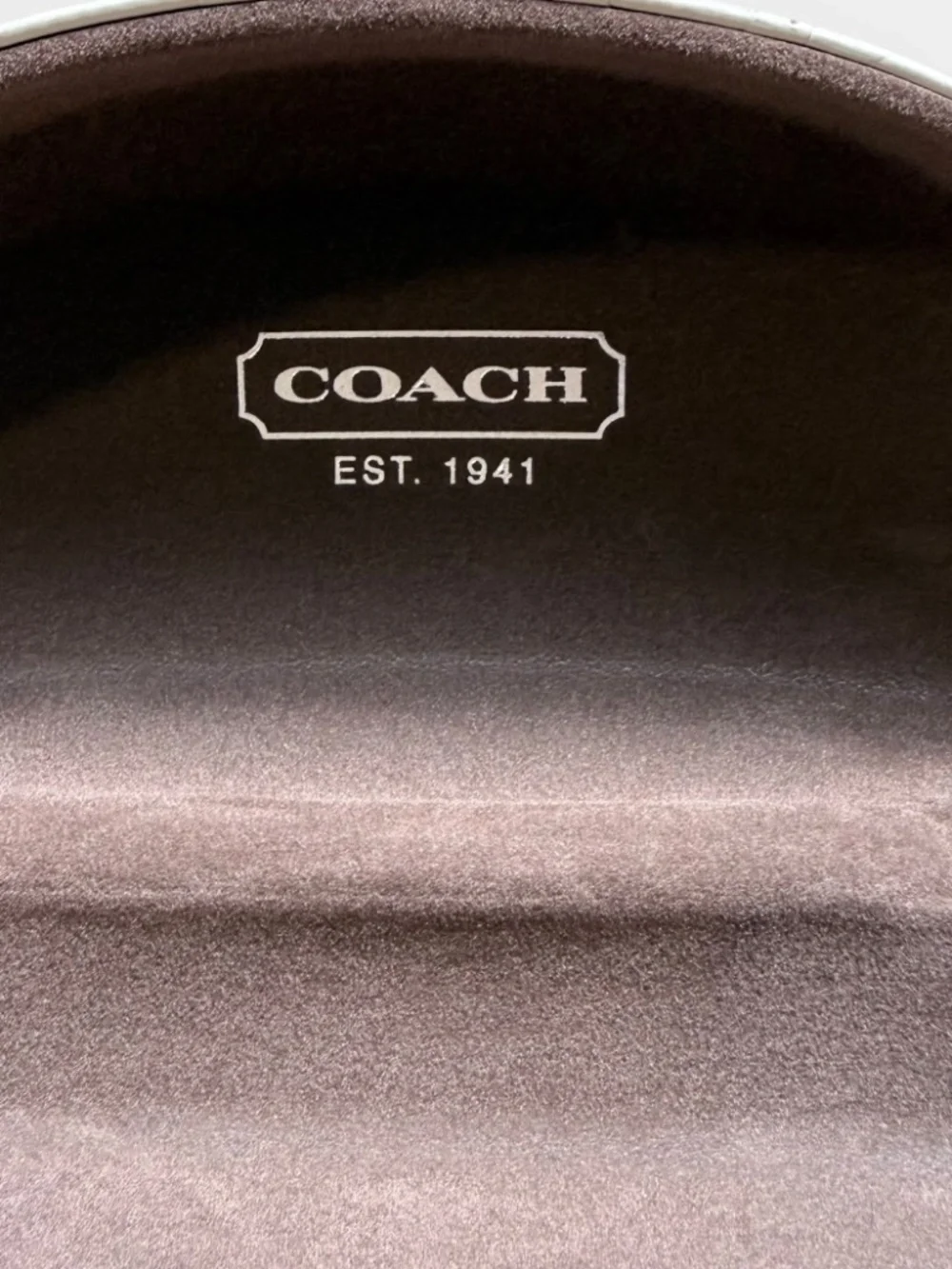 Coach sunglasses case