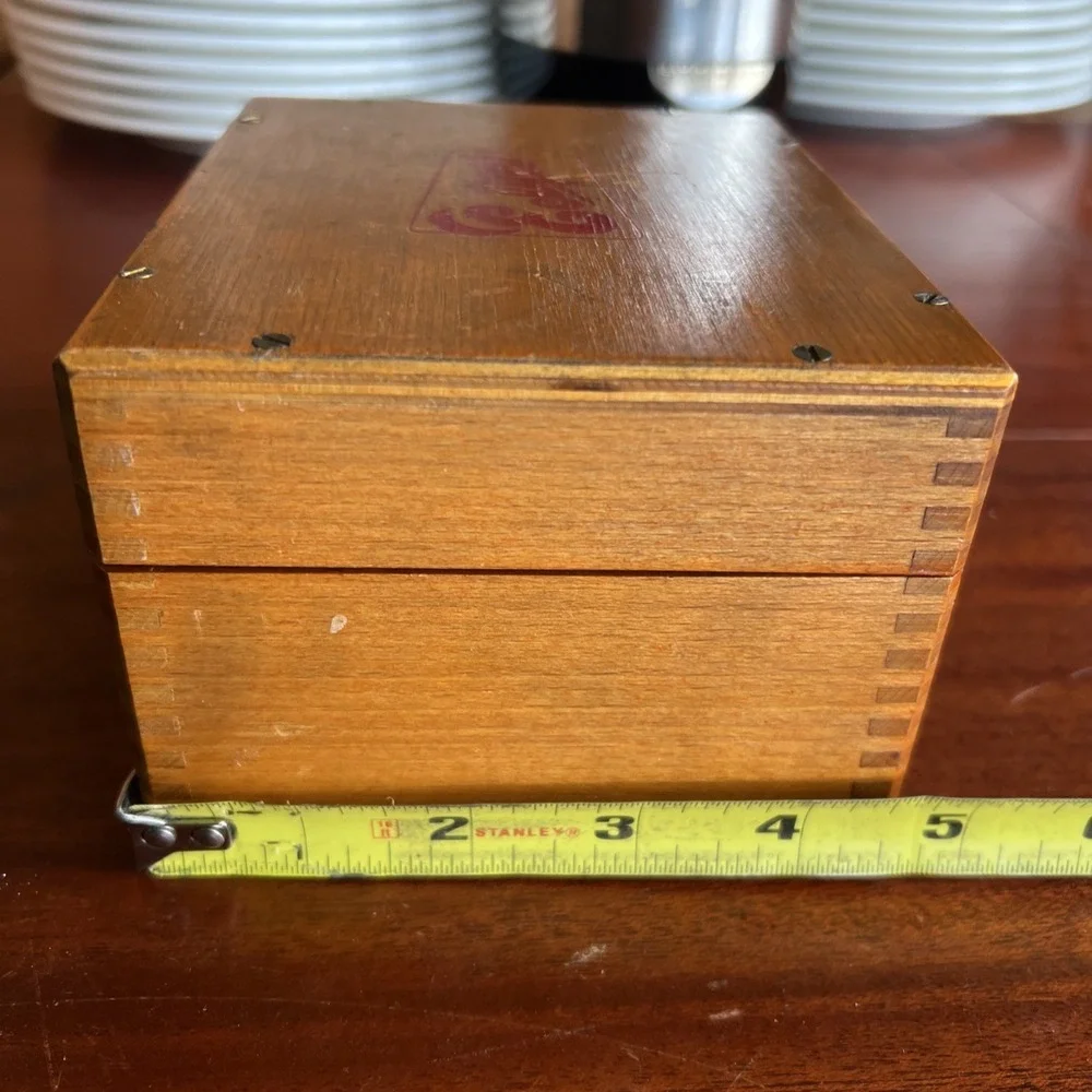 Vintage Eclipse Wood Box Machinist Tool Box