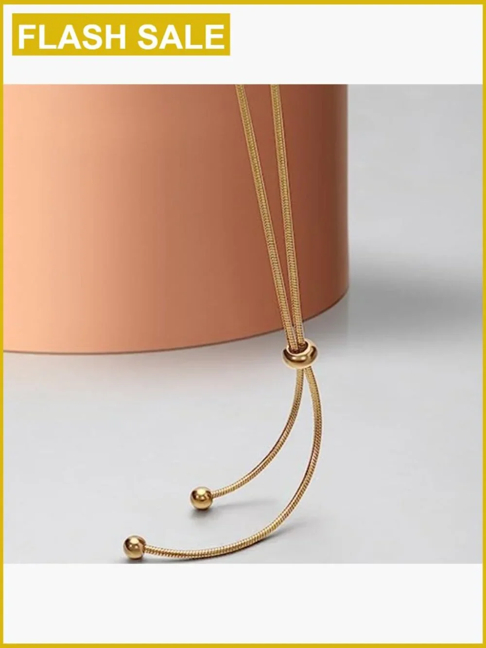 Adjustable Long Tassel Dress Sweater Chain Necklace