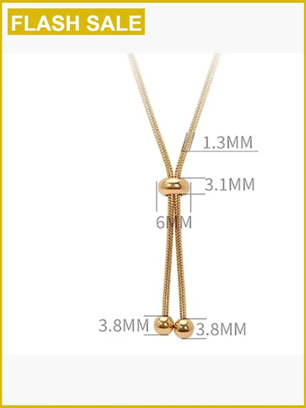 Adjustable Long Tassel Dress Sweater Chain Necklace