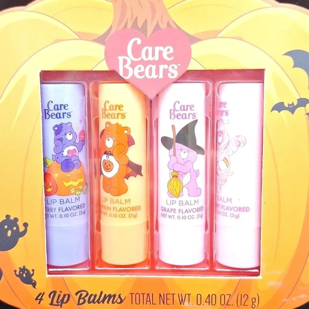 Care Bears Lip balm pumpkin flavor berry lip set 4 pack