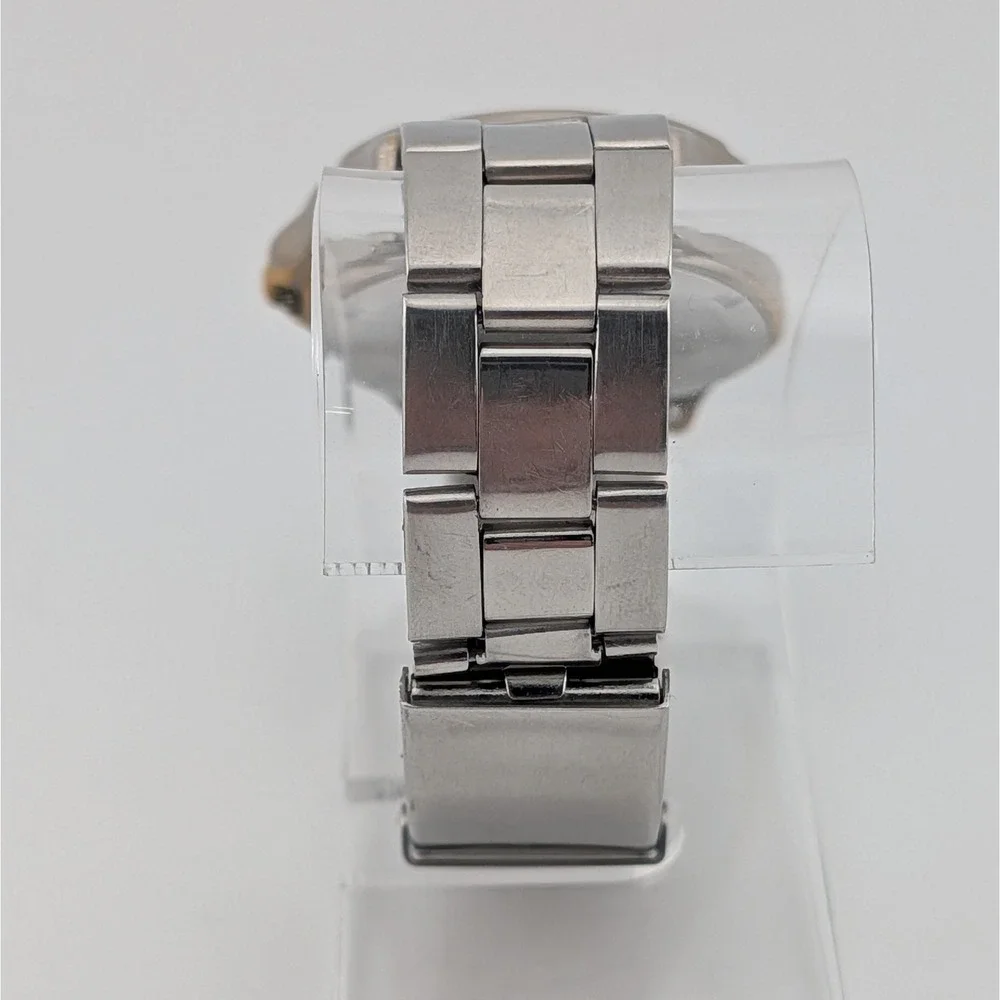 Guess Waterpro 50M Black Dial Date SS Quartz Watch Comfort Extension
