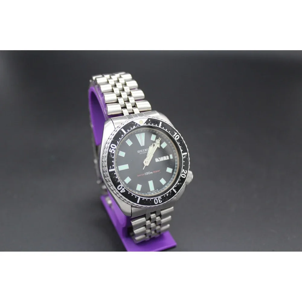 Vintage Seiko 6309-729A Automatic Diver 150m Serviced Full Bracelet