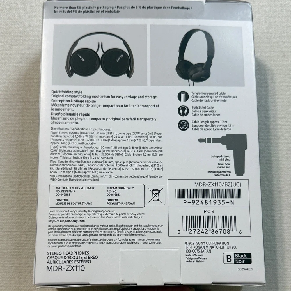 Sony compact foldable