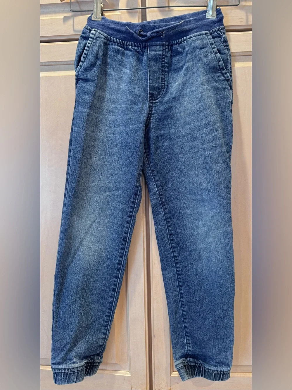 OshKosh B'gosh Navy Blue Kids Drawstring Waist Jogger Jeans