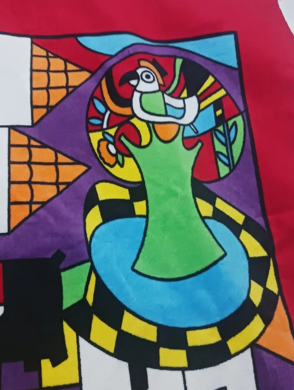 Xl Beach Towel Folksy Signed