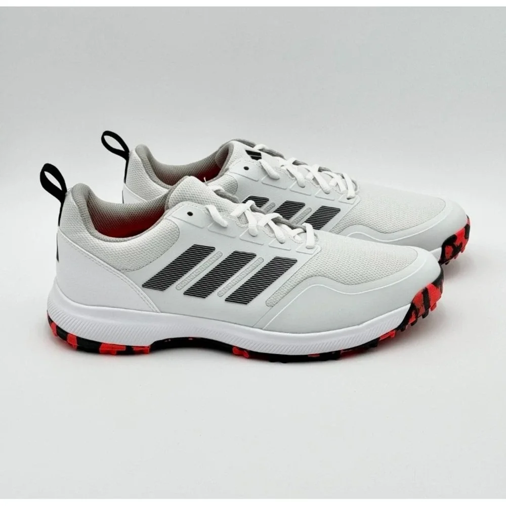 Adidas Mens Tech Response SL 3 Golf Shoes White Black Red GV6894 Size 10