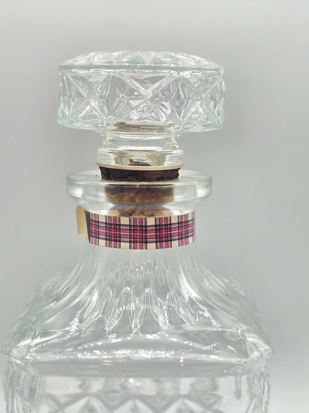 Vintage Drambuie Glass Decanter with Stopper - Clear