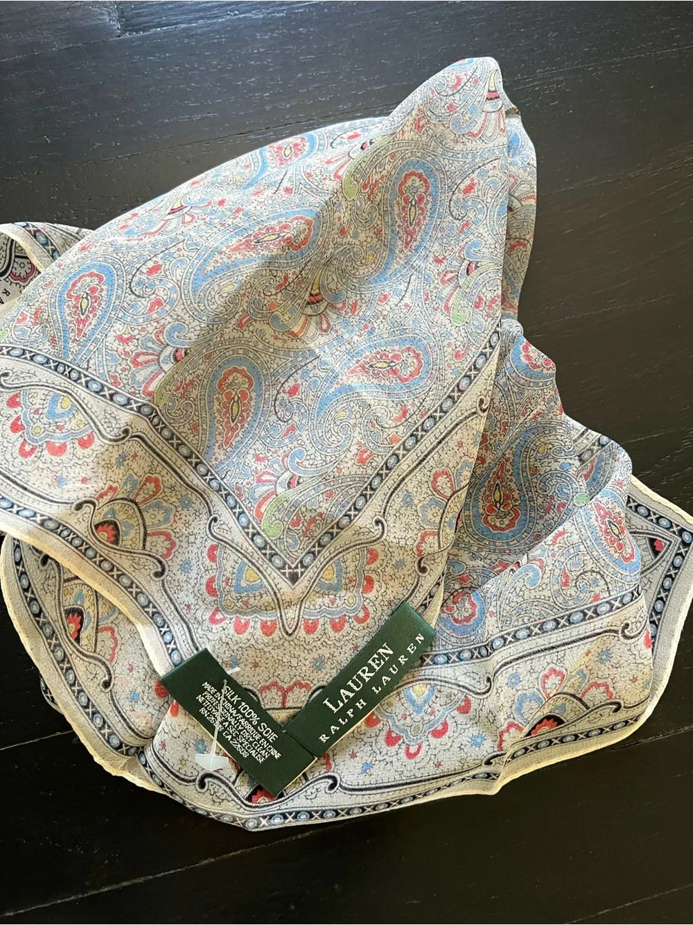 Lauren Ralph Lauren square silk