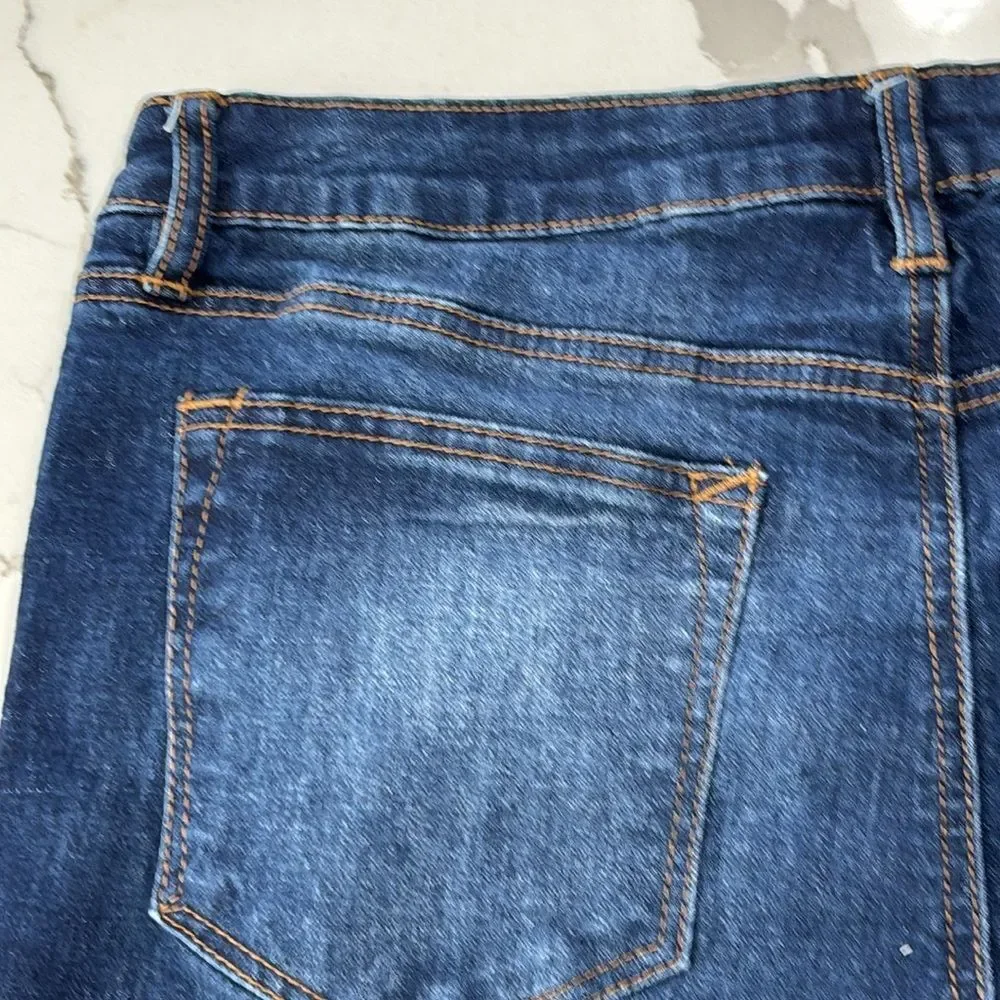 Vigoss | Marley Short Juniors Blue Denim Cuffed Jeans Shorts Size 11 Women's