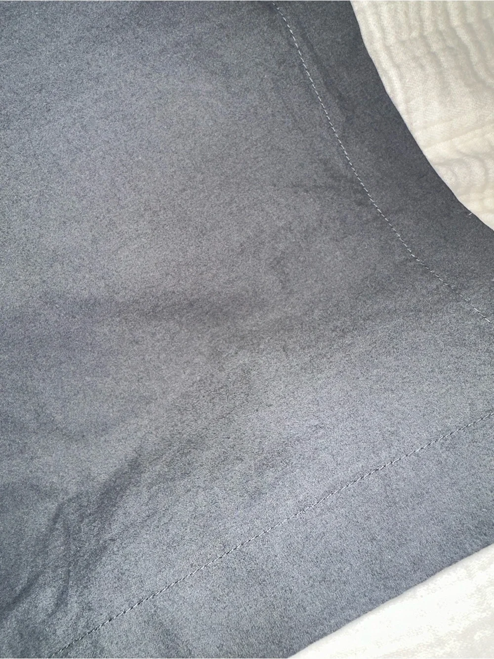 QUINCE Euro Sham 100% Organic Cotton Dark Grey 26x26 - NWOT