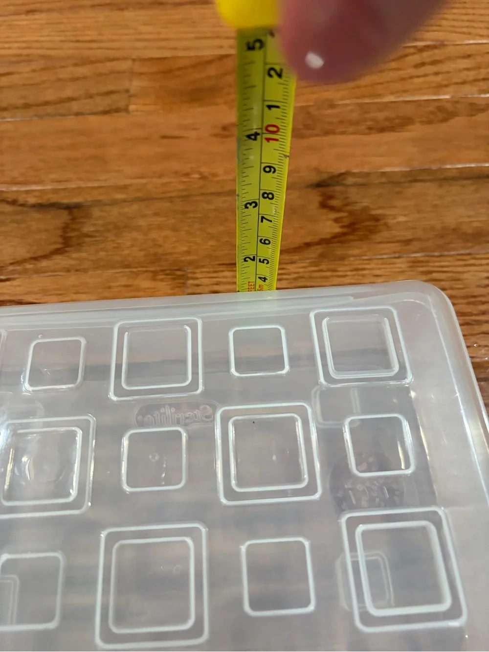Sterilite translucent clear