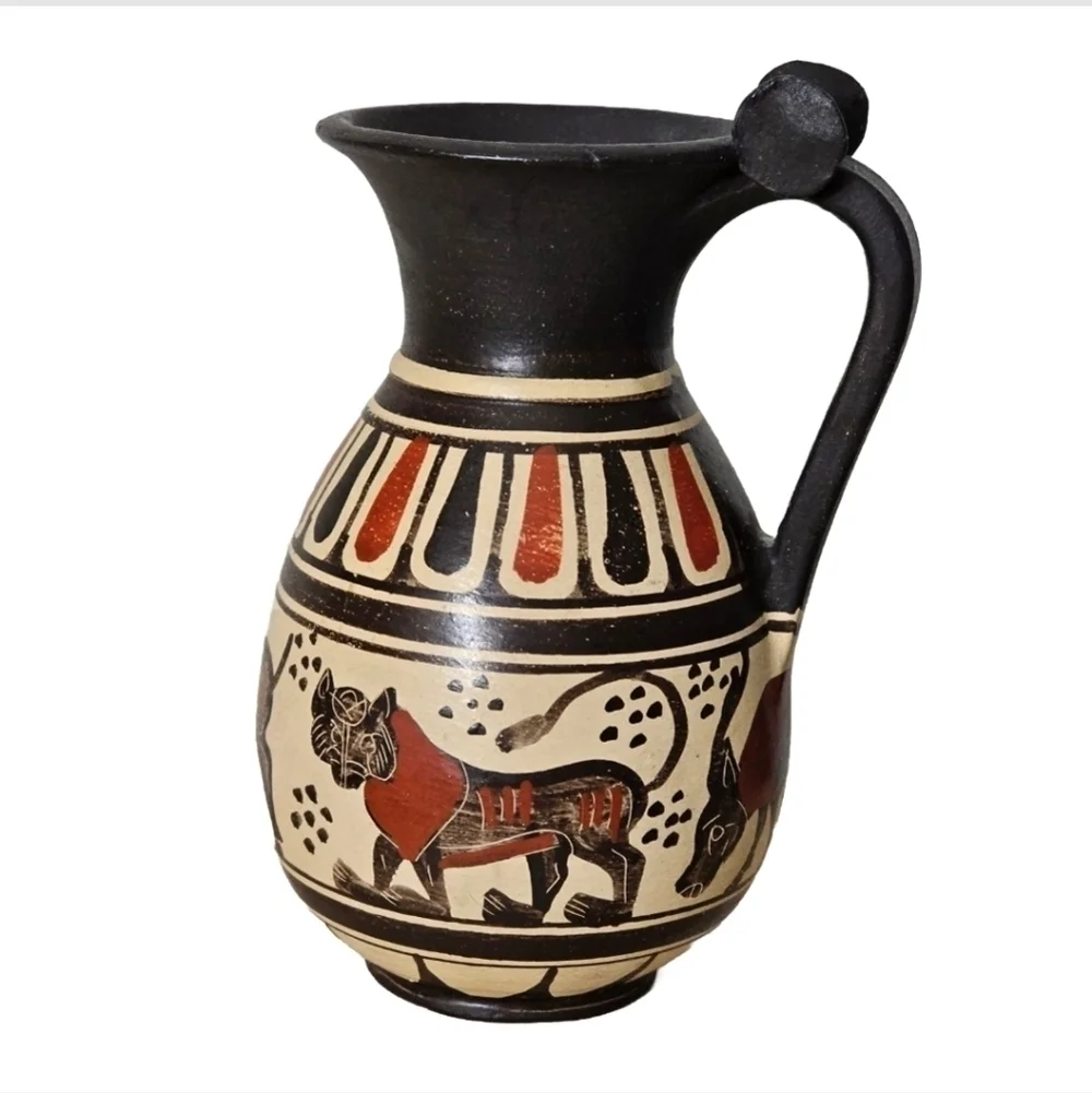 Ancient Greece Proto-Corinthian 640 BC Period Exact Museum Copy Pitcher Vase