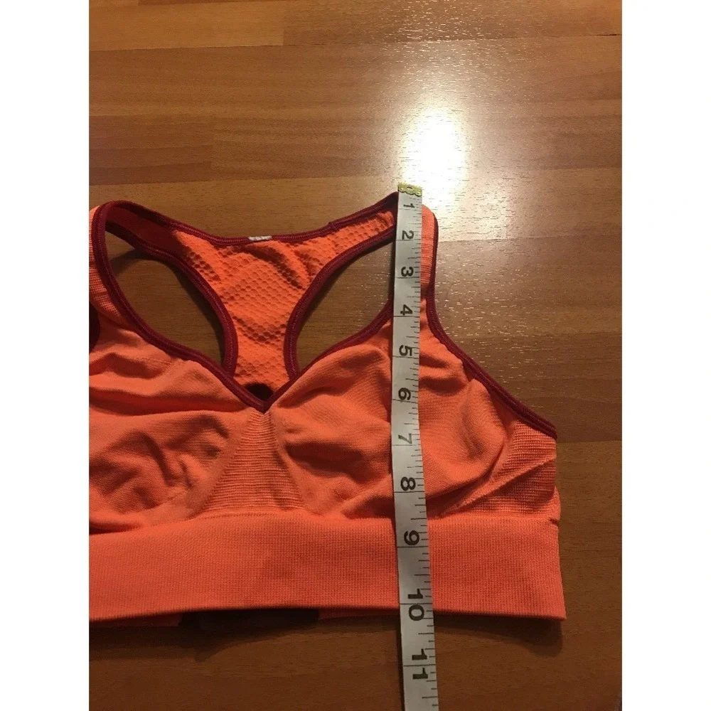 Lululemon Sports Bra Racerback Orange Color
