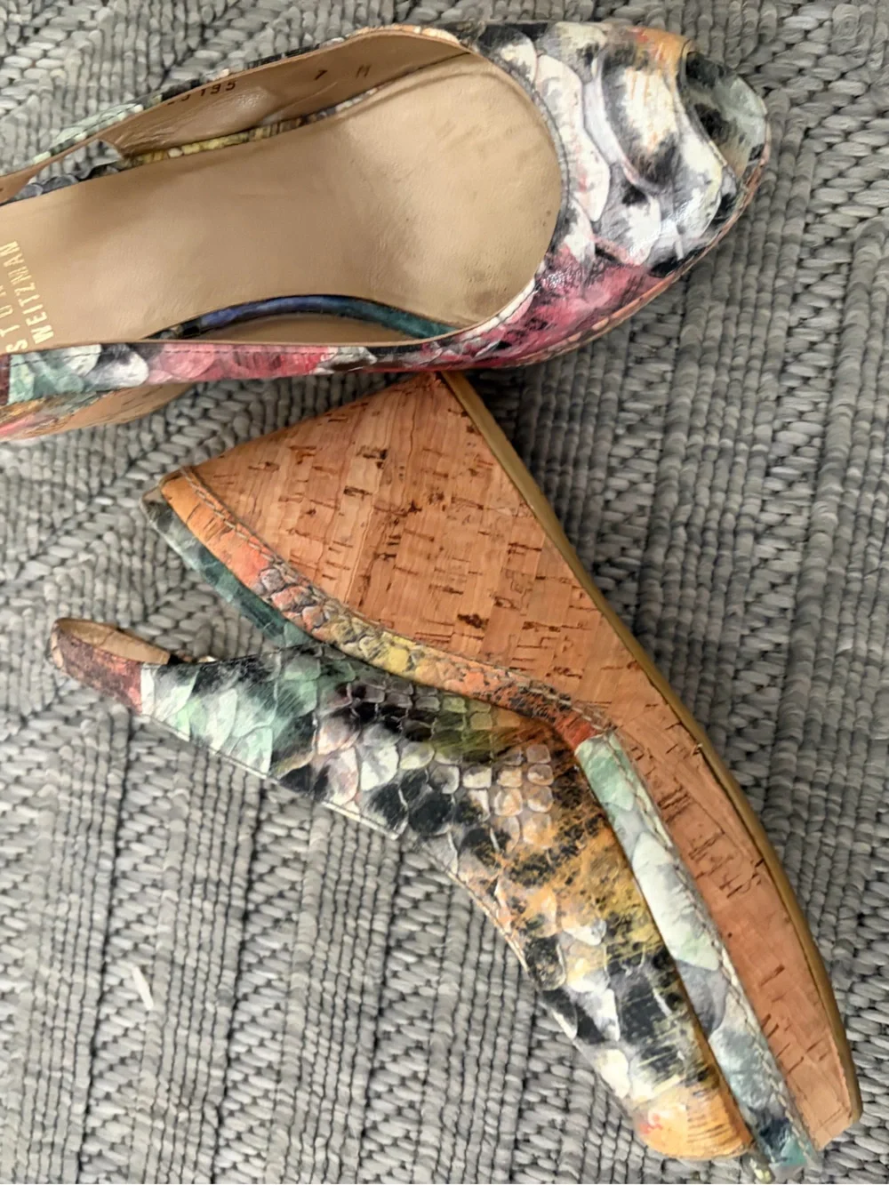 Stuart Weitzman elegant peep