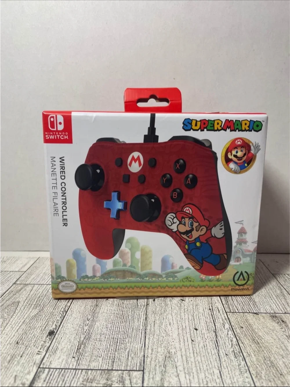 Nintendo Switch Super Mario Wired Controller - Red sealed